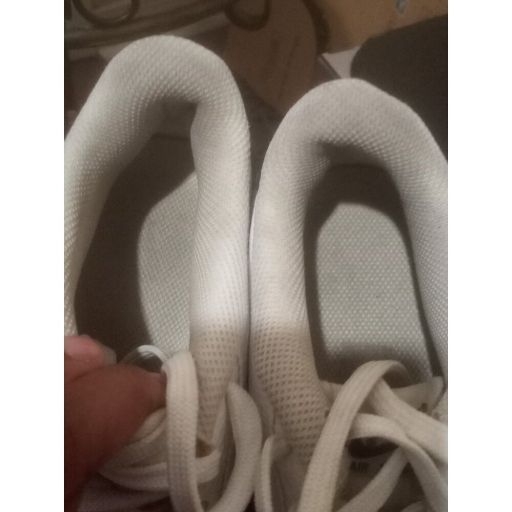 Kid's Size 7y / Women's Size 8.5 Nike Air Force 1 (GS) White Black CT3839-100 - Picture 12 of 13